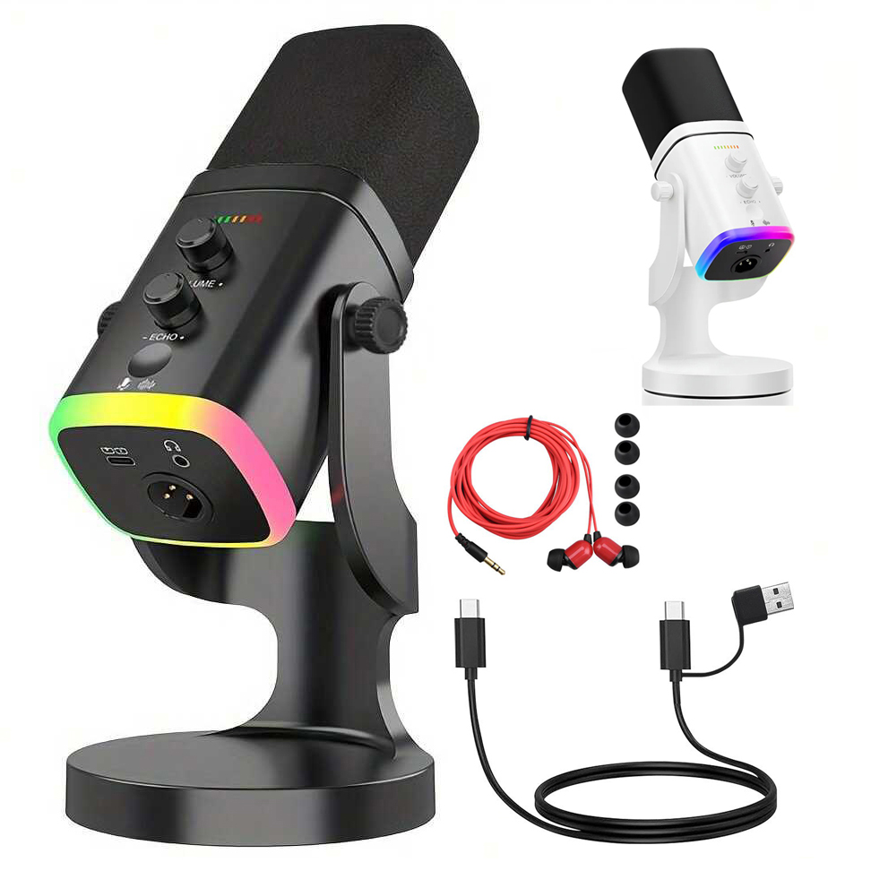 Gaming Headset With Mic Rgb - 게이밍 스트리밍용 USB/XLR 다이내믹 마이크 |