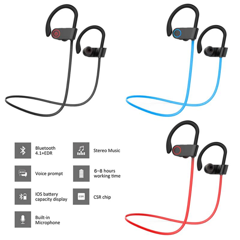 Magnetic Neckband Sports Earphones - 무선 블루투스 5.0 방수 스포츠 헤드셋