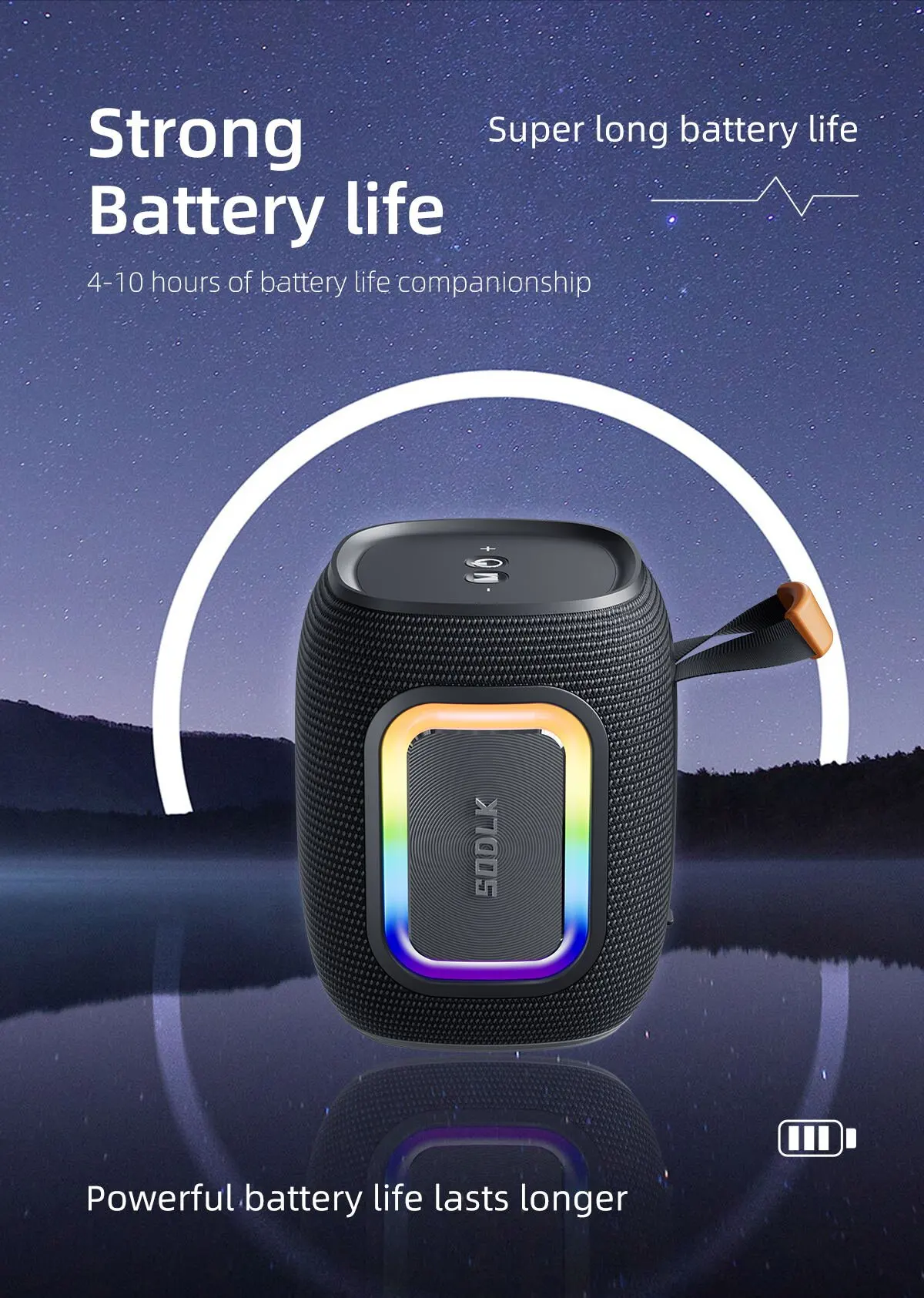 Portable Bluetooth Speaker Waterproof Ipx7 - SODLK T26 미니 블루투스 스피커 야외