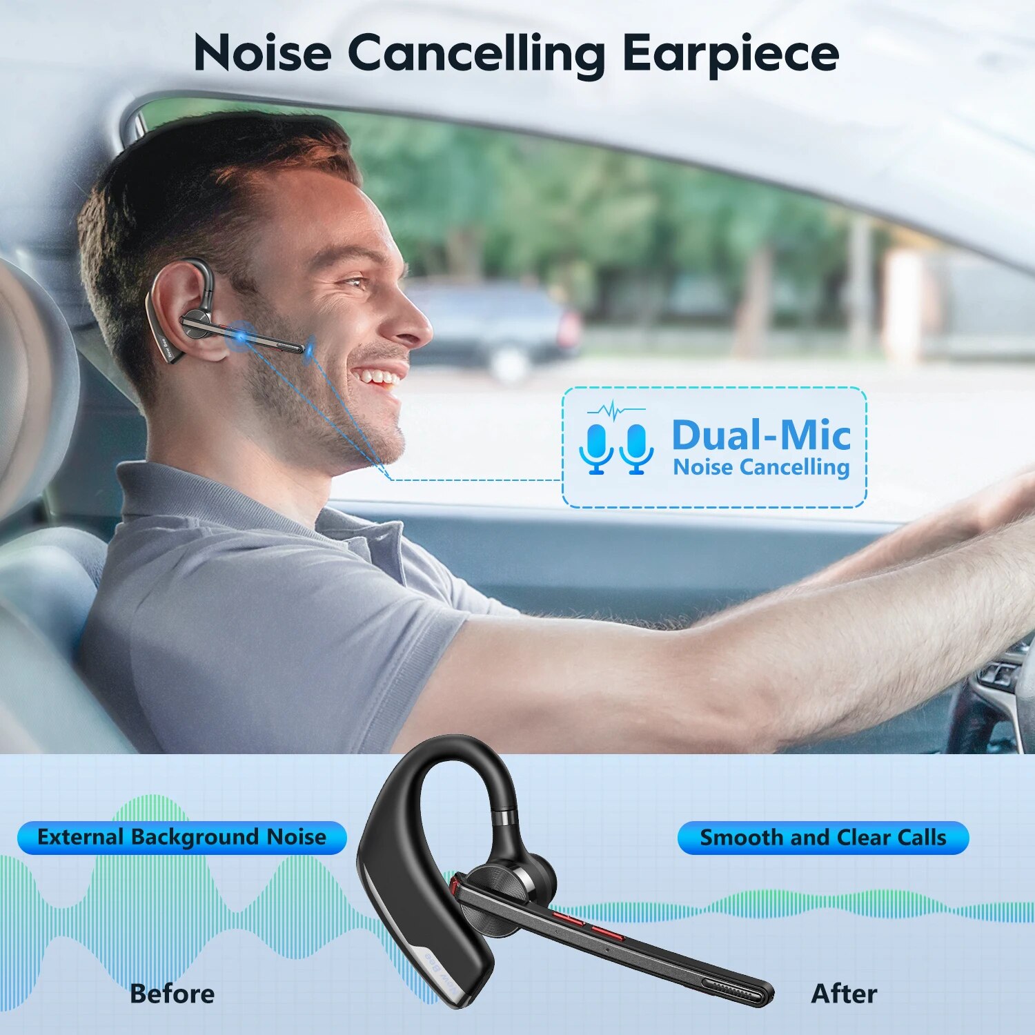 뉴 비 M51 블루투스 5.2 무선 헤드셋 이어폰, 듀 - Open Ear Air Conduction Headphones 리뷰 및 가격