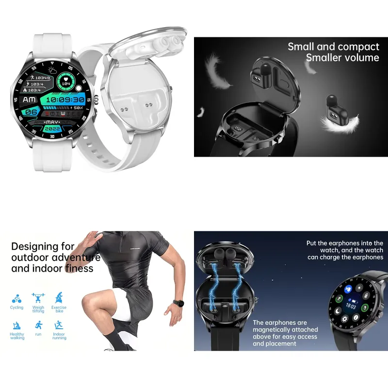 OEM AMOLED 1.43인치 스마트워치와 무선 이어 - Smartwatches 리뷰 및 가격