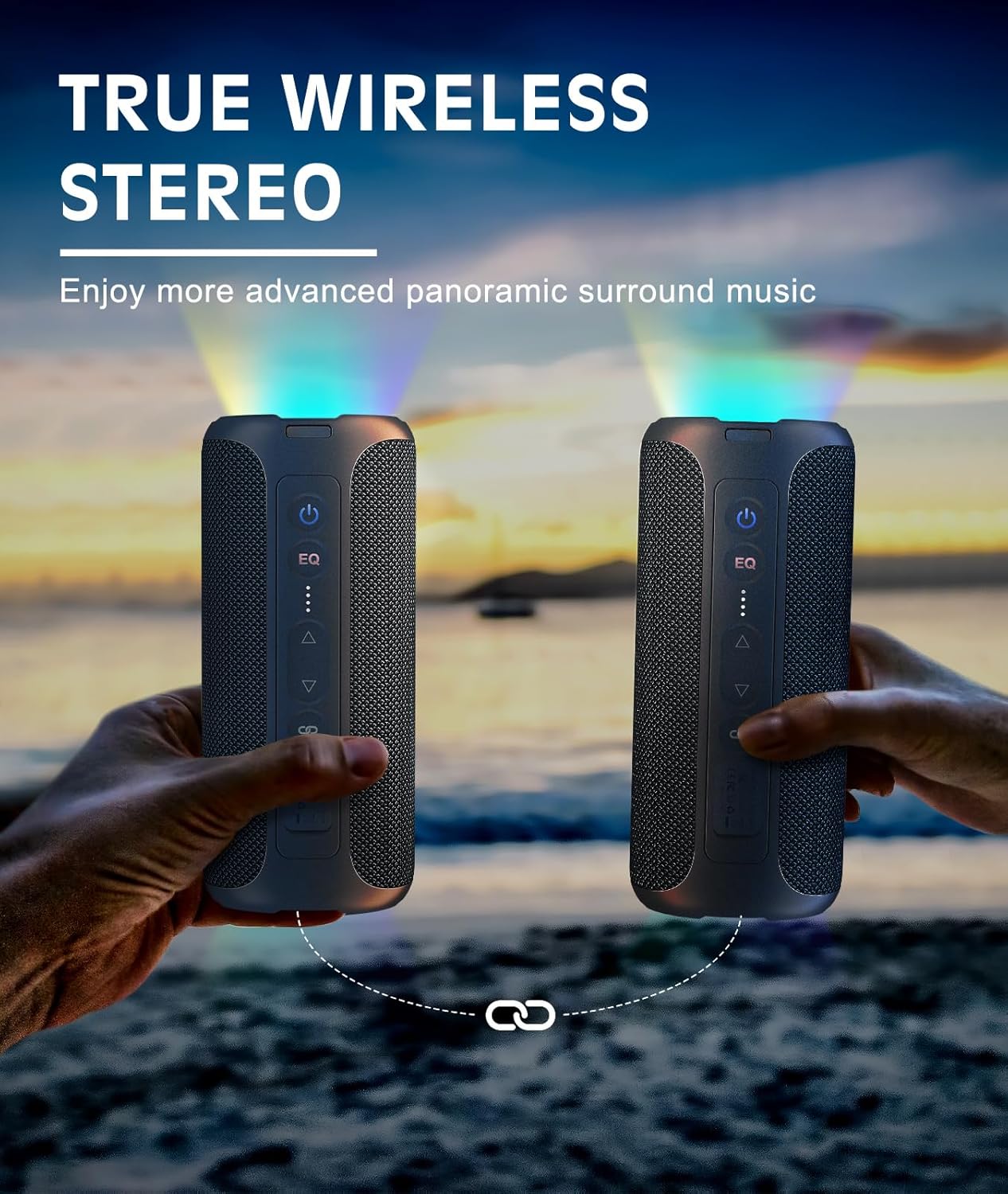 40W HD 사운드 및 베이스, IPX7 방수, 30H - Portable Bluetooth Speaker Waterproof Ipx7 리뷰 및 가격