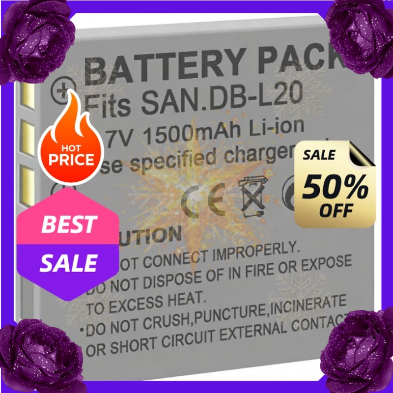 SWZY 3.7V 1500mAh DB-L20 배터리,  - Drones 리뷰 및 가격
