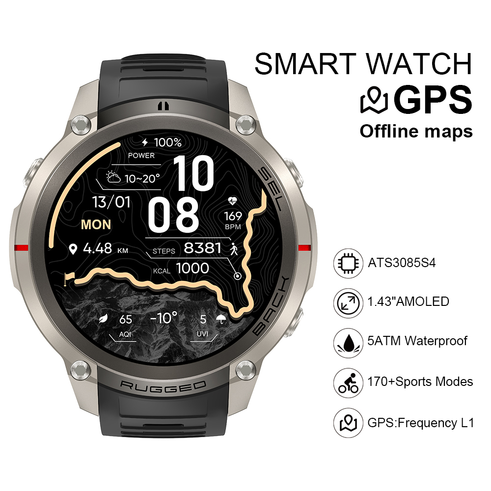2026 DM59 스마트워치 오프라인 지도 내장 GPS - Smartwatches 리뷰 및 가격