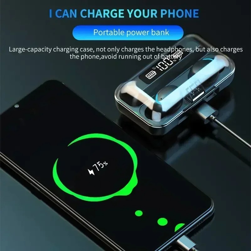 디스플레이 화면이 있는 TWS 무선 이어폰, 좋은 음질 - Tws Earbuds Bluetooth 5.3 리뷰 및 가격